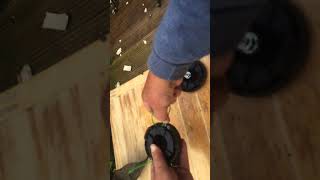 Makita strimmer line replacement Stage Three Fitting spool back into head [upl. by Aicemed]