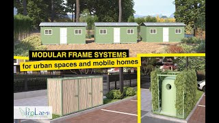 Modular frame systems for urban spaces and mobile homes [upl. by Simona]