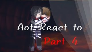 AOT React to Eren Yeager Part 44 SEASON 4 [upl. by Lezirg855]