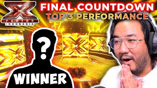 AND THE WINNER IS  X FACTOR INDONESIA 2021 The Final Countdown Top 3 Performances [upl. by Ahcsrop]