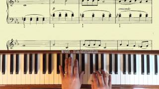 Piano Instruction Demo  Melody Andantino Aram Khachaturian  performed by Marcos Levy [upl. by Nyltiak]