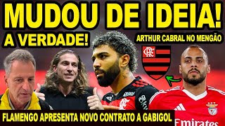 MUDOU DE IDEIA FLAMENGO VAI OFERECER NOVO CONTRATO A GABIGOL A VERDADE ARTHUR CABRAL NA MIRA E [upl. by Dalston]