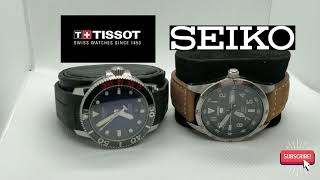 LUME WARS 1 Tissot Seastar VS Seiko SRP513K1  ByeByeWatch  4K [upl. by Letitia717]