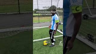 Messi not wanting a hattrick funny soccer football youtubeshorts [upl. by Anawak580]