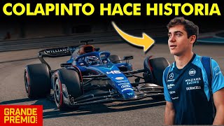 COLAPINTO SORPRENDE EN TEST CON WILLIAMS RACING [upl. by Hittel368]