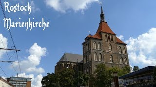 die Marienkirche in Rostock Astronomische Uhr Glockenspiel [upl. by Wyatan]