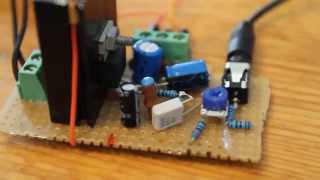 LM1875 20W audio amplifier veroboard sound test [upl. by Seraphim]