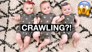 The triplets first CRAWL Our world just got turned upside down [upl. by Acimaj]