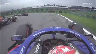 Latifi overtakes Perez Hamilton and Russell in the same corner  Brazilian GP umuzlusut [upl. by Etnaed]