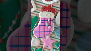 Stockings 2 Ways 🎄✨ enlightenedbakery royalicing sugarcookies christmas2024 cookies [upl. by Anitnahs556]