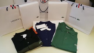 LACOSTE Polo Shirts  Unboxing [upl. by Rebeca717]