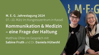 Kommunikation amp Medizin – eine Frage der Haltung Sabine Fruth amp Dr Daniela Hütwohl beim TypnoTalk [upl. by Stine]