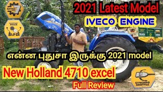 2021 Leatest  Iveco engine  Newhollend 4710 excel full review  Ganesh Tractors [upl. by Ardnikat504]