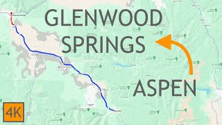 Aspen Colorado to Glenwood Springs Winter Scenic Drive  4K [upl. by Calabresi724]