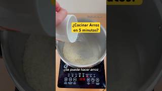 ¿Cocinar arroz en 5 minutos cienciaycocina shorts [upl. by Siraf]