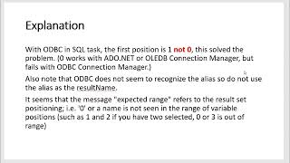 SSIS Error on Variable [upl. by Adamo]