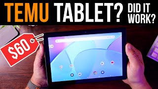 60 TEMU 101 inch Android Tablet  Real World Test [upl. by Enneira667]