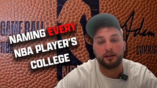 Can I Name Where Every NBA Player Went To College [upl. by Mortensen681]