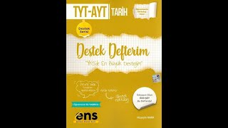 ENS Yayıncılık TYT AYT Tarih Destek Defterim [upl. by Gardener538]