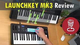 LAUNCHKEY MK3 MIDI keyboard Review amp Tutorial  2537 vs 4961  Generative Arp by Novation [upl. by Cate]