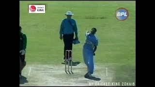 Debasis Mohanty 3 for 18 vs Westindies in Bulawayo  Coca Cola Cup Tri Series in Zimbabwe 2001 [upl. by Arbma]