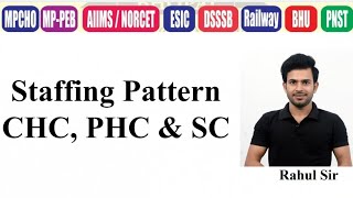 Staffing Pattern CHC PHC amp SC HWCSHC [upl. by Anaylil]