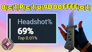 Best HeadShot Crosshair 0c1Pc1u9D00FFFFo10t10l30o20a10f01b0 [upl. by Macleod728]