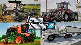 Farm Sim News  Gleaner Monette Truck Case 715 amp New Mod  Farming Simulator 22 [upl. by Llenrup]