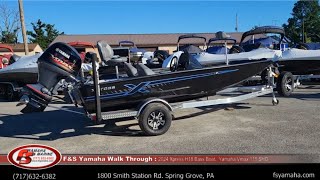 2024 Xpress H18 Bass Boat black wblue Seadek Yamaha Vmax 115 SHO F amp S Yamaha Hanover PA [upl. by Assert]