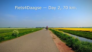 Fiets4Daagse Cycling event – Day 2 70 km [upl. by Nemhauser]