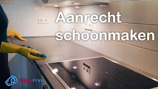 Aanrecht schoonmaken WONDERMIDDEL [upl. by Lanod731]