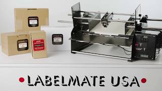 Box Label Applicator  BOXMATE Label Applicator for Boxes and Square Items [upl. by Hashimoto332]