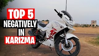 TOP 5 KARIZMA ZMR NEGATIVE POINTS [upl. by Shelli]