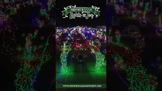 Experience Shipshewana Lights of Joy visitshipshewana [upl. by Imoen]