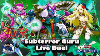 The Best Control Deck In Diamond Rank  Subterror Guru YuGiOh Master  Diamond Ranked Gameplay [upl. by Radley244]