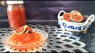 Confiture de figues maison Homemade Fig Jam Recipe طريقة تحضير مربى التين [upl. by Powder]