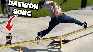 The Team And A Little Daewon Song Skating [upl. by Curtis]