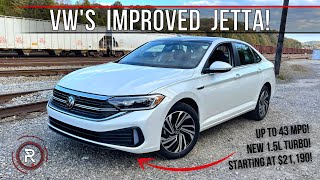 The 2022 Volkswagen Jetta 15T Is A More Efficient amp Powerful Commuter Car [upl. by Stanzel]