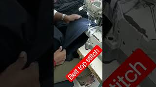 Belt top stitch flat lock machine [upl. by Redleh276]