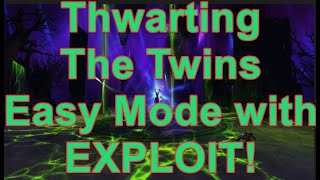 Mage Tower Thwarting The Twins Easy Mode with EXPLOIT [upl. by Yeltnerb]