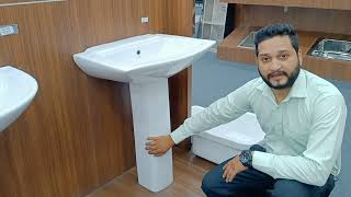 WASH BASIN SINK HALF PEDESTAL DESIGNS  Wash Basin कौन सा लगायें  SANITARY WARE CERA SANITARYWARE [upl. by Eittol45]