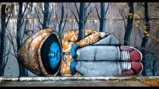 Amazing Street Artist  Street Art  Best Street Art In The World [upl. by Edwards]