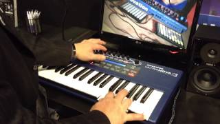 Kraft Music  Novation UltraNova Synth Demo at NAMM 2013 [upl. by Ursuline]