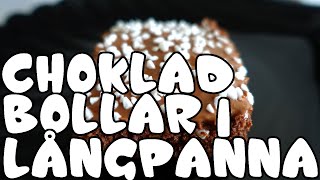 BAKAR CHOKLADBOLLAR I LÅNGPANNA  CHOKLADBOLLAR MED MARABOU RECEPT [upl. by Pals14]