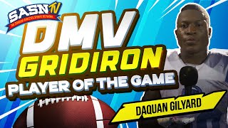 DMV Gridiron Interviews Easterns Daquan Ginyard [upl. by Refotsirc]