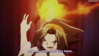 Shaman King 2021 quotOversoulquot Ep 5  The moment the original opening quotOversoulquot plays Yoh vs Silva [upl. by Rip]