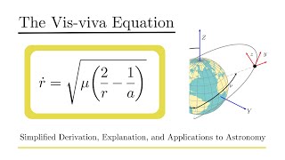 The Visviva Equation  Derivation Orbital Energy and Applications [upl. by Lenka463]