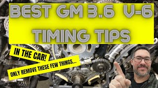 Best GM 36 v6 timing chain tricks and tips the EASIEST WAY Cadillac Acadia LY7 [upl. by Yzeerb264]