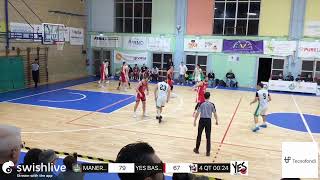 Live alimentato dallapp Swish Live MANERBIO VS YES BASKETBALL [upl. by Olrak]