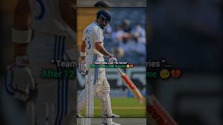 India lost the series 💔🥺  shorts youtubeshorts shortfeed shortsviral indvsnewzealand ipl [upl. by Win657]